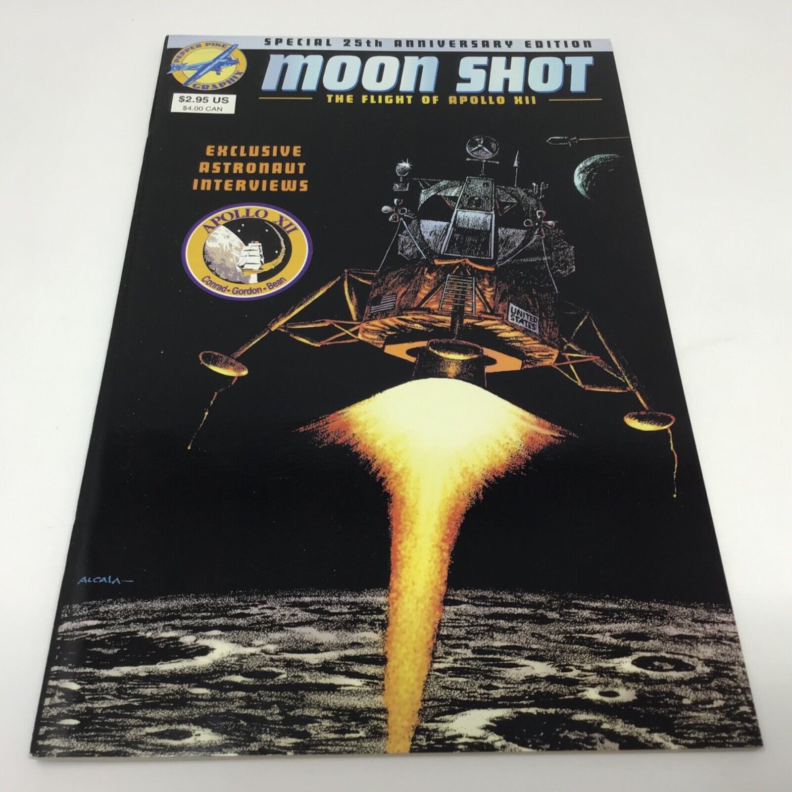 Moon Shot: The Flight of Apollo XII P Pepper Pike Graphix  25th Ann 1969-1994 Без бренда