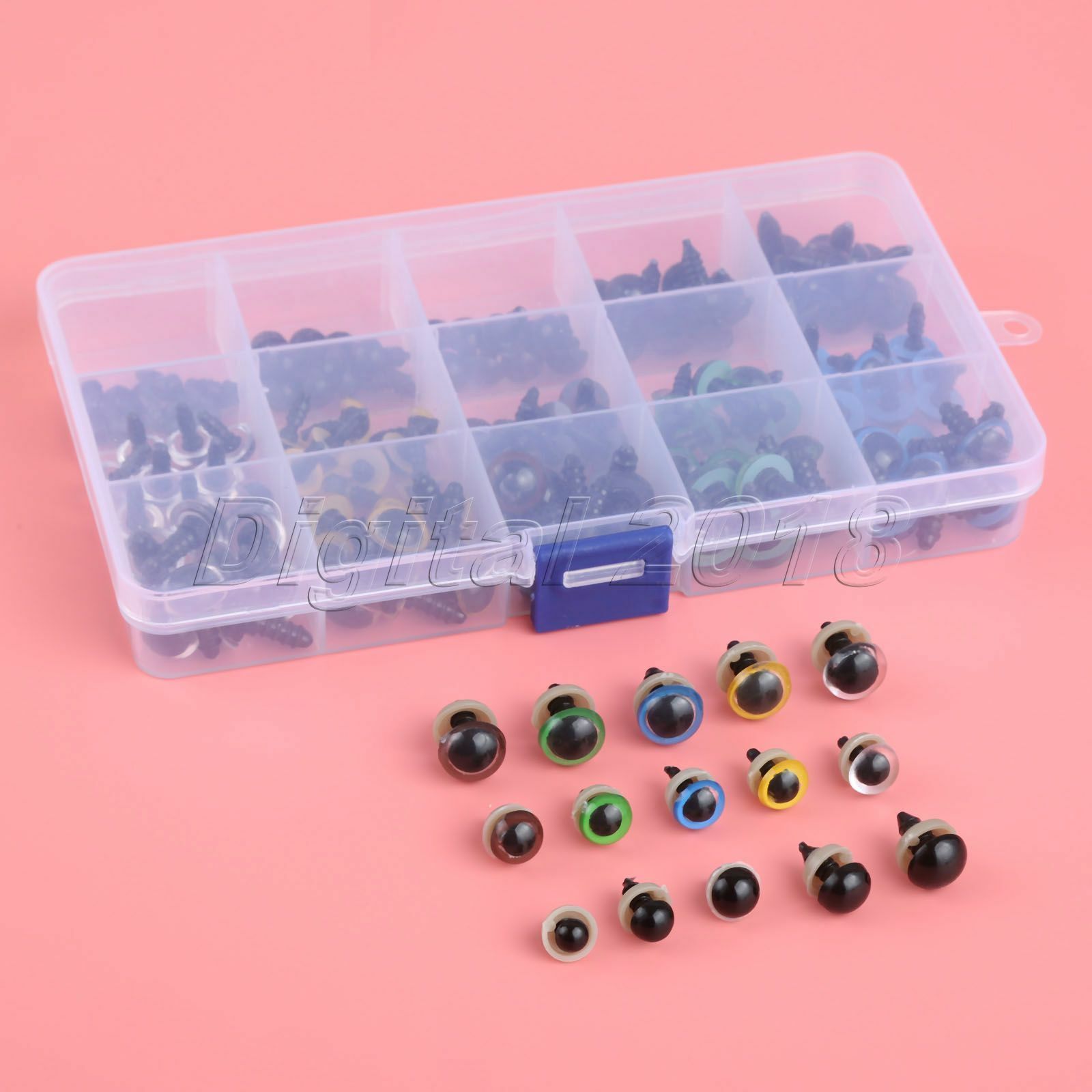 150Pcs 6mm-12mm Multicolor Safety Eyes Plastic Eyes Doll Puppet For Sewing Unbranded Does Not Apply