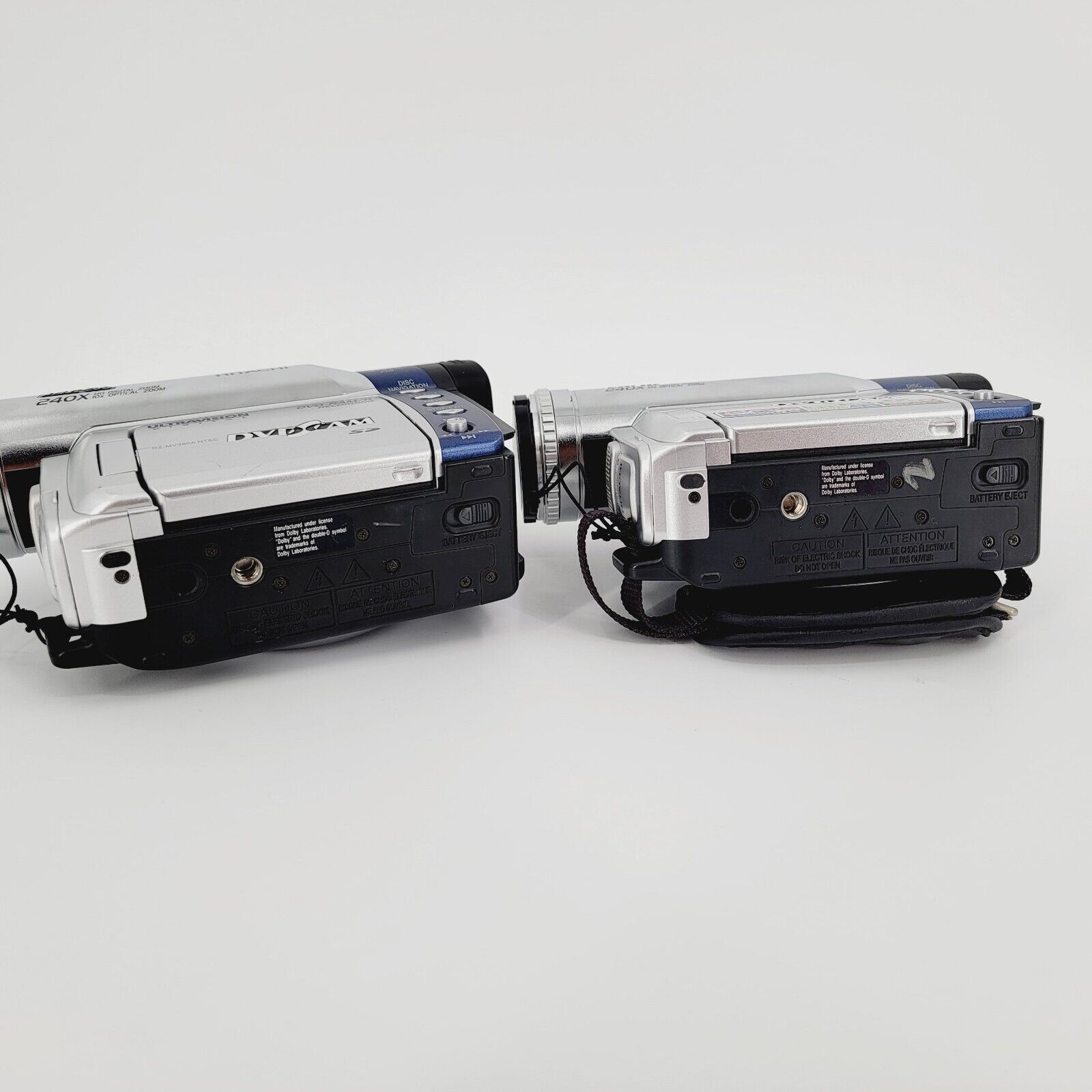 Lot of 2 Hitachi DZ-MV380A DVD Recording Camcorder UNTESTED NO BATTERY for parts Hitachi DZ-MV380A - фотография #7