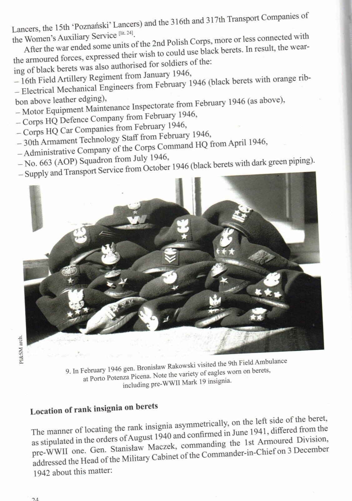 CAP EAGLE BADGES IN THE 2nd POLISH CORPS    --- Tomasz Zawistowski --- BRAND NEW Без бренда - фотография #8