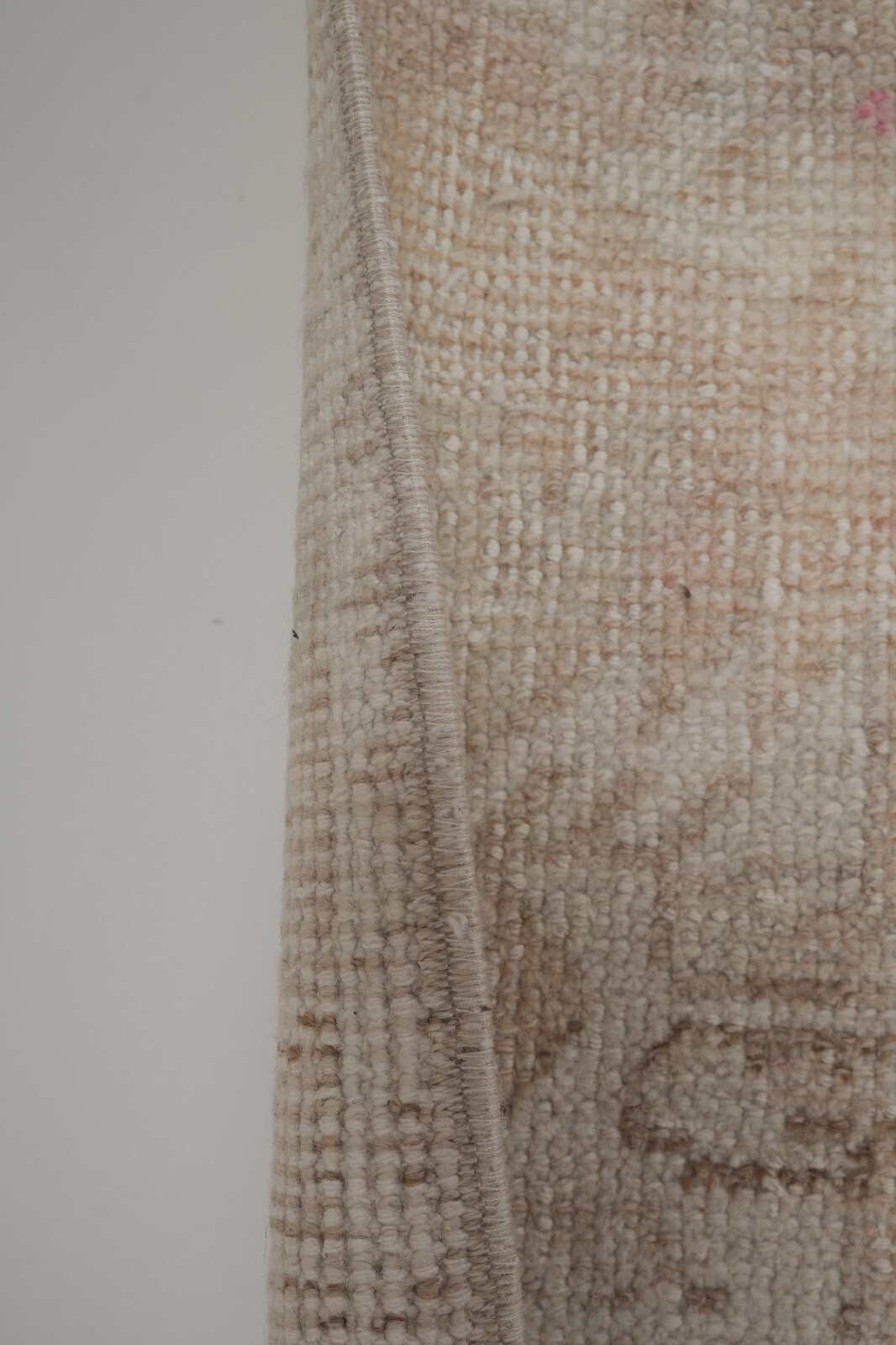 Traditional Faded Handwoven Oushak Wool Yastik Bath Mats - a Pair Handmade - фотография #10