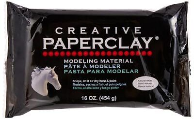 Creative Paperclay for Modeling Compound, 16-Ounce, White, 4" x 1" x 8" (Leng... Creative Paperclay