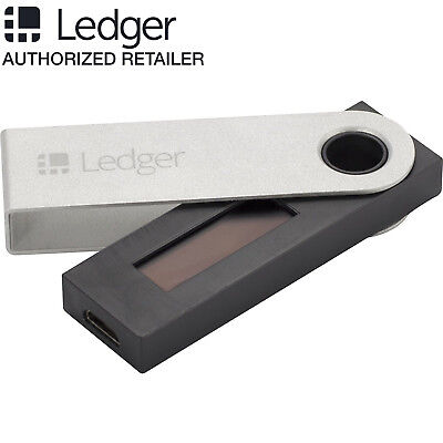 Ledger Nano S Bitcoin Ethereum Crypto Altcoin Litecoin Ripple Wallet NEW SEALED Ledger 3760027781234