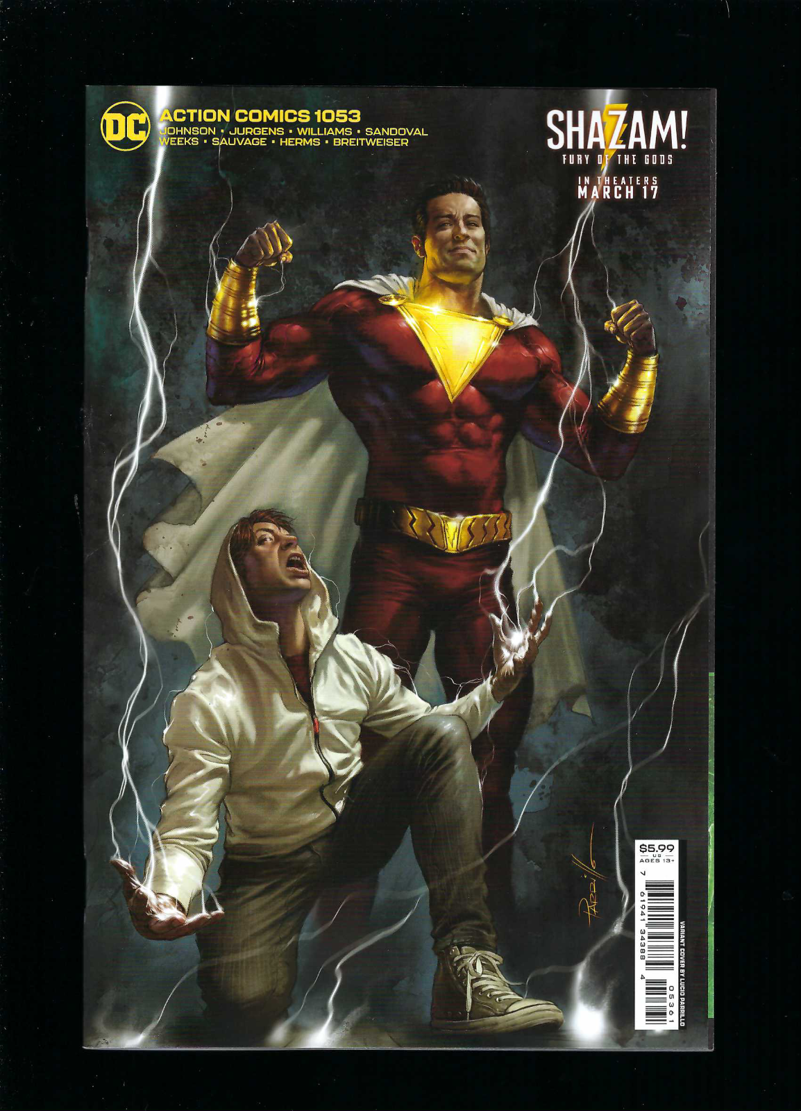 Action Comics Vol 2 #1053 D Variant Lucio Parrillo SHAZAM Fury Of The Gods NM🍒 Без бренда
