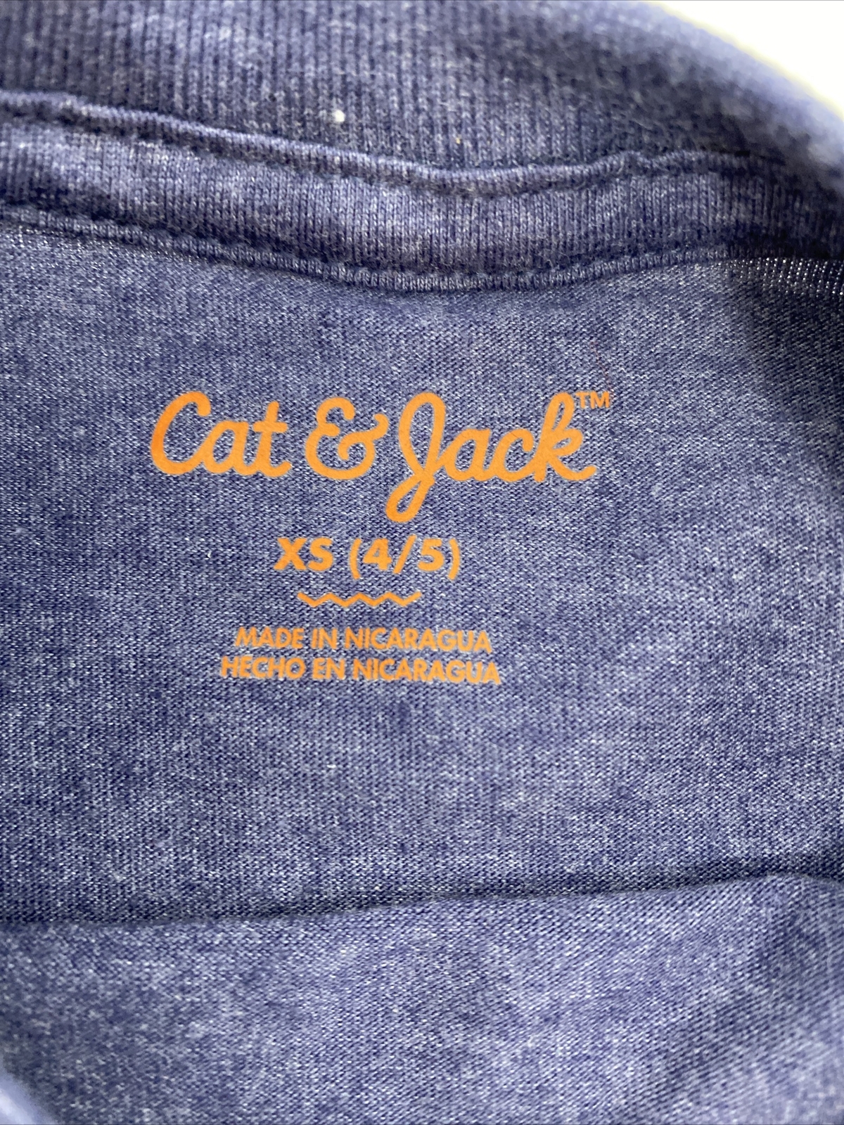 2 Girls Cat & Jack Size XS 4/5 Short Sleeve T Shirts Planets Blue Plain Pink   Cat & Jack - фотография #5