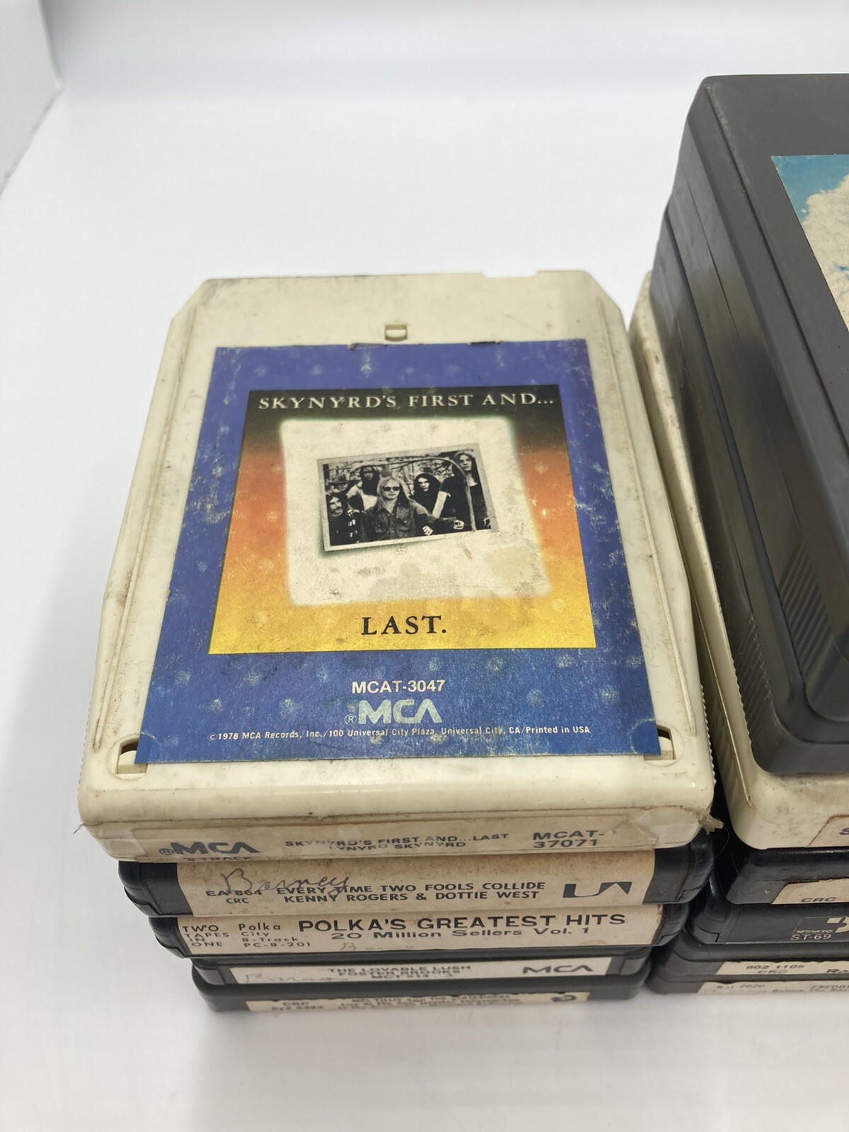 Lot of 8 Track Tape Cartridges Styx Kenny Rogers George Jones John Cougar 28 Qty Без бренда - фотография #8