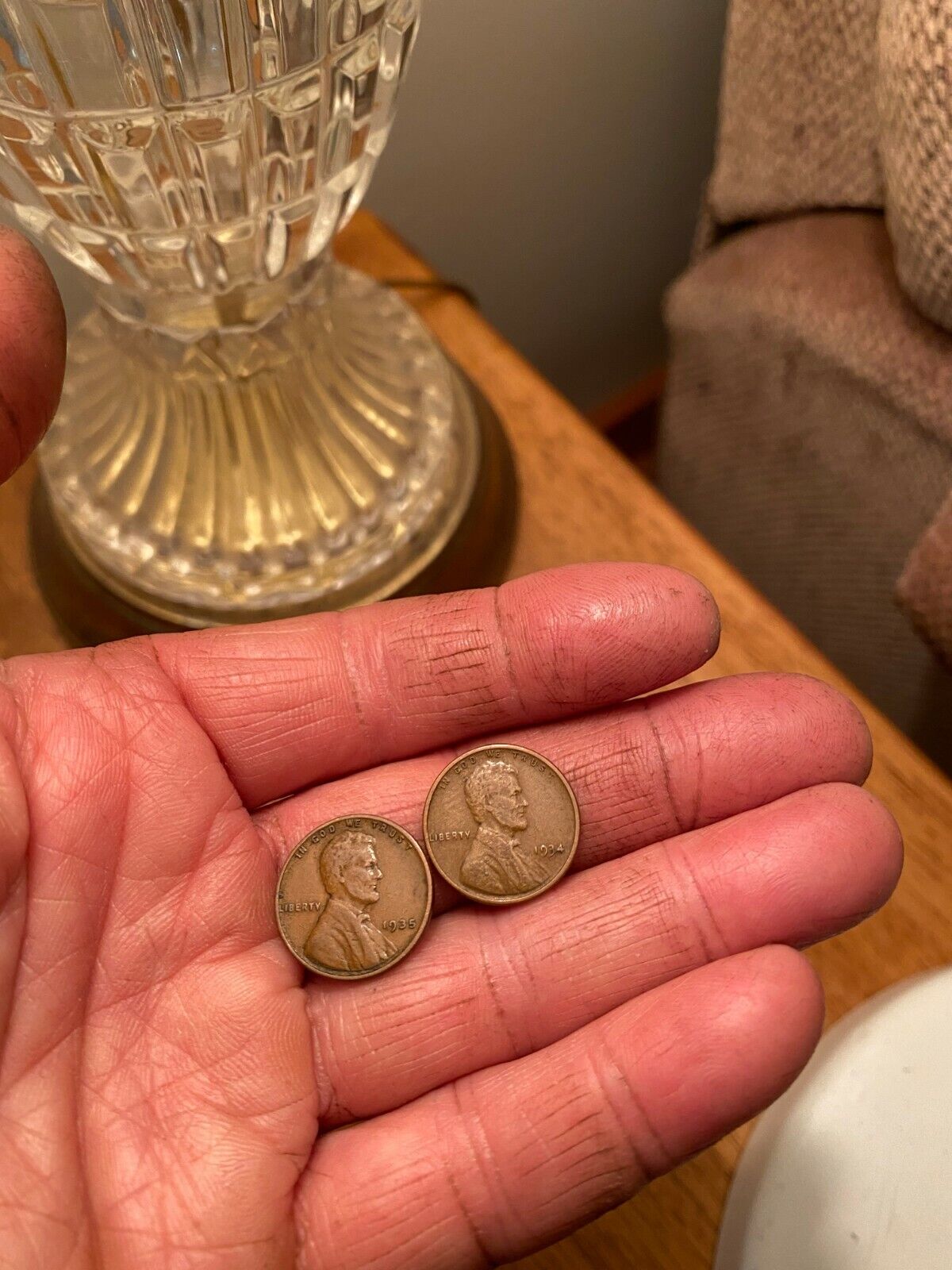 1934+1935 Lincoln cents ( FREE SHIPPING ) Без бренда
