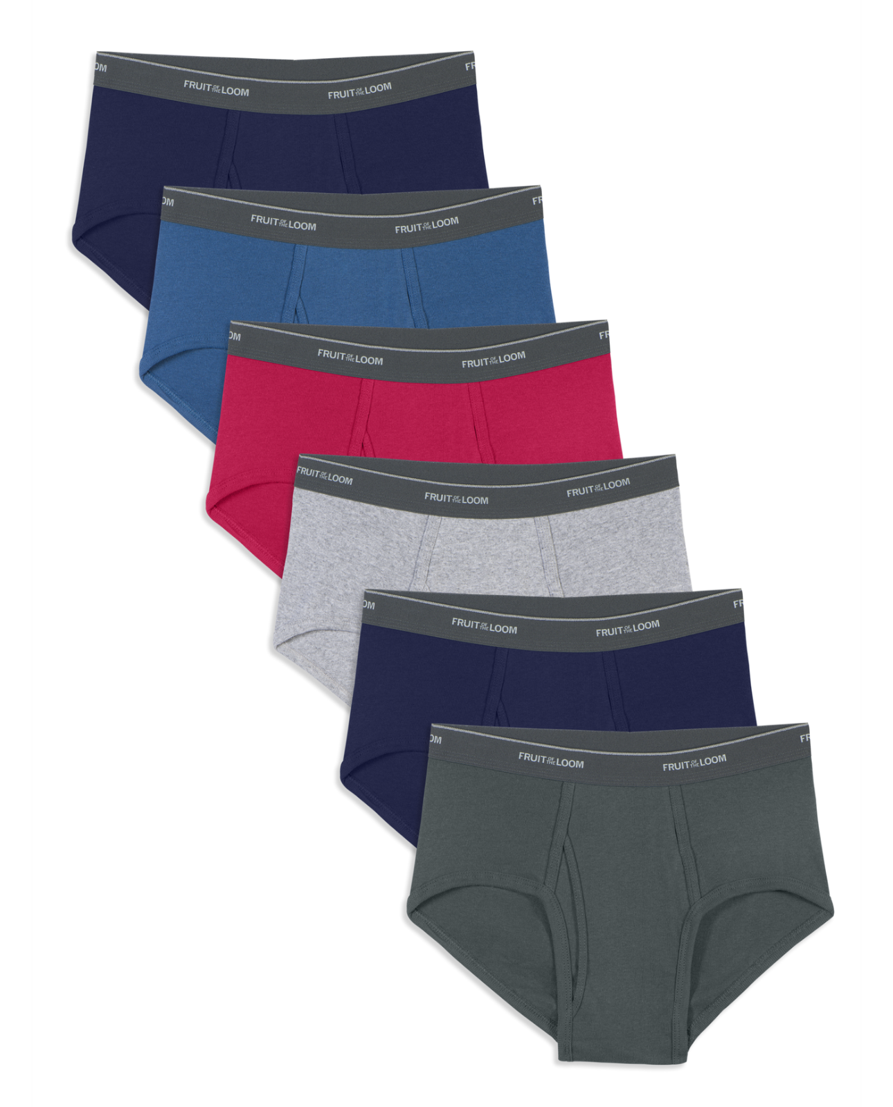 FRUIT OF THE LOOM MEN'S 6 PK or 10 PK FASHION BRIEFS  Fruit of the Loom