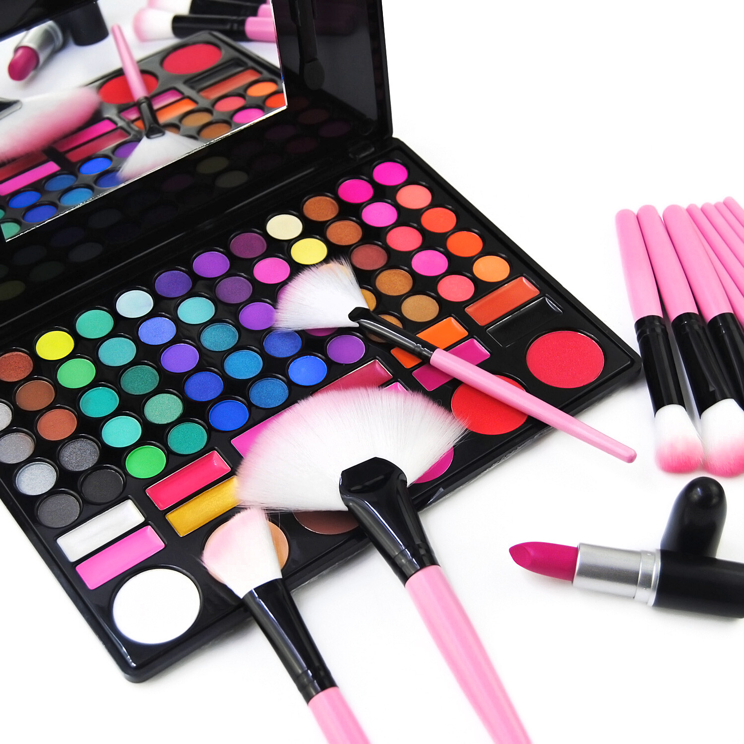 32pcs Professional Soft Cosmetic Eyebrow Shadow Makeup Brush Tool Set Kit Bag US YUWAKU Does not apply - фотография #8