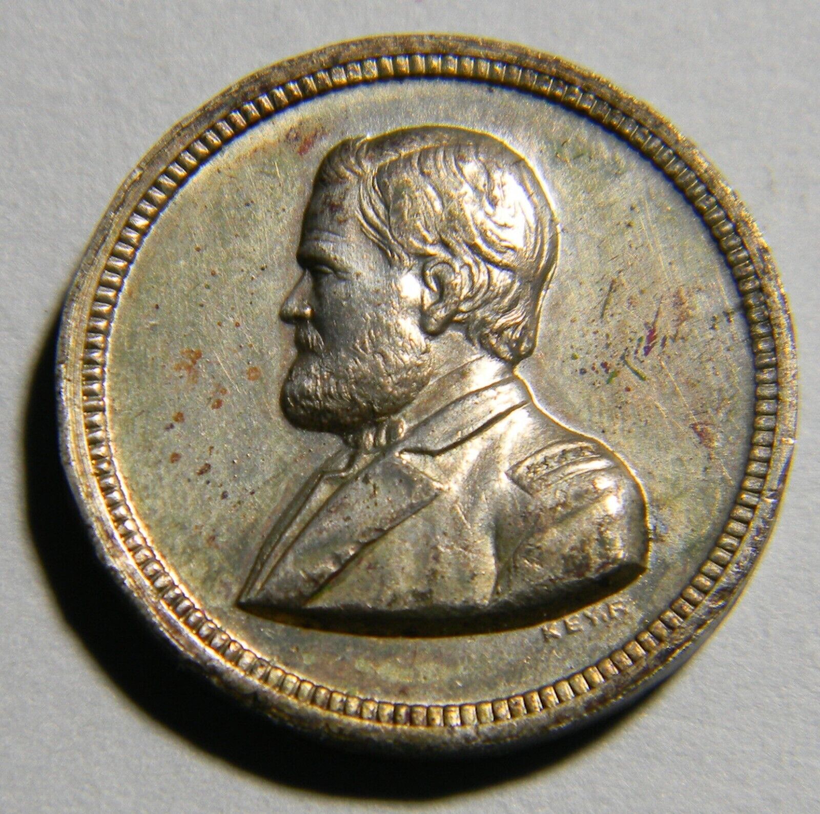 1868 Ulysses S. Grant. Lot of (3) Campaign Medalets  (01008-01010) Без бренда - фотография #4