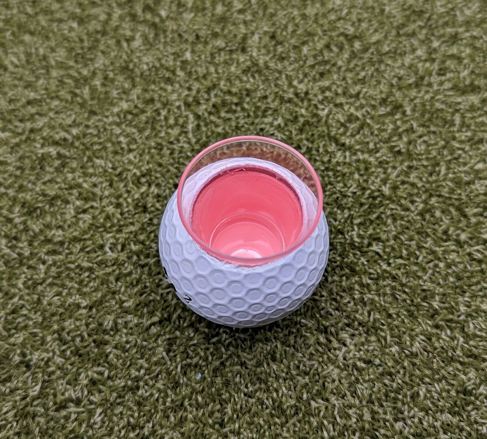 Bridgestone E12 Real Golf Ball .5oz Shot Glass Unbranded - фотография #2