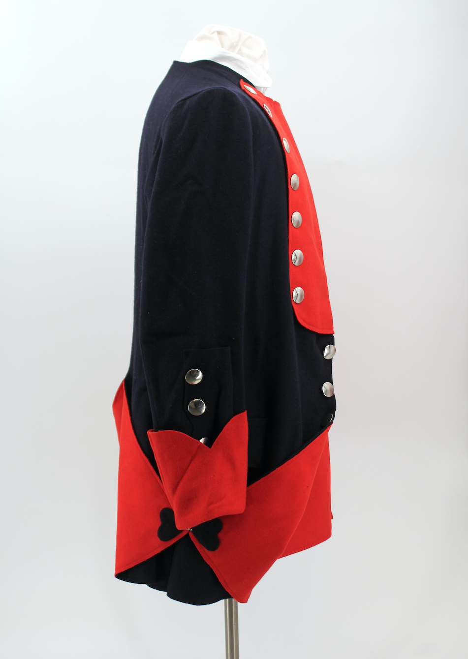 French & Indian War Blue & Red British (American) Provincials Coat - Size XL Без бренда - фотография #3