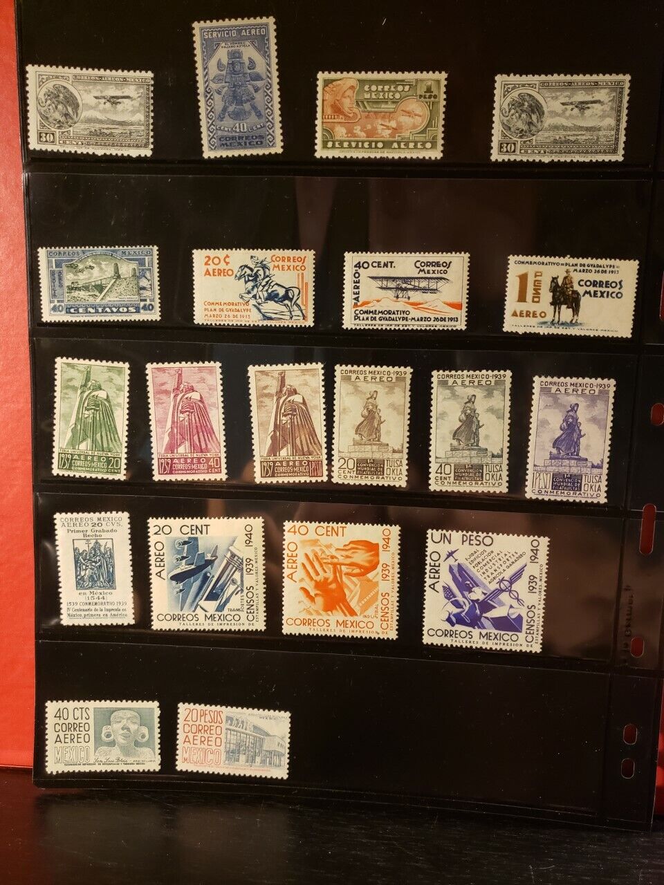 Mexico Airmail Stamps Lot of 39 - MNH - see details for list Без бренда - фотография #2
