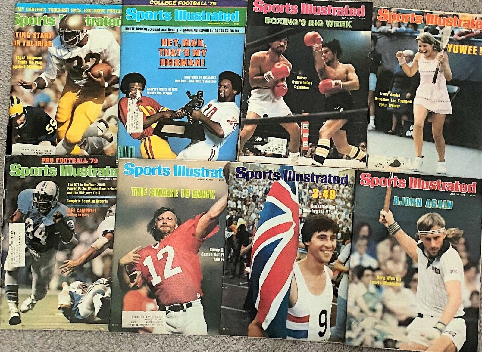 Sports Illustrated July - Sept 1979 LOT 14 Vintage Issues (sold as LOT or solo) Без бренда