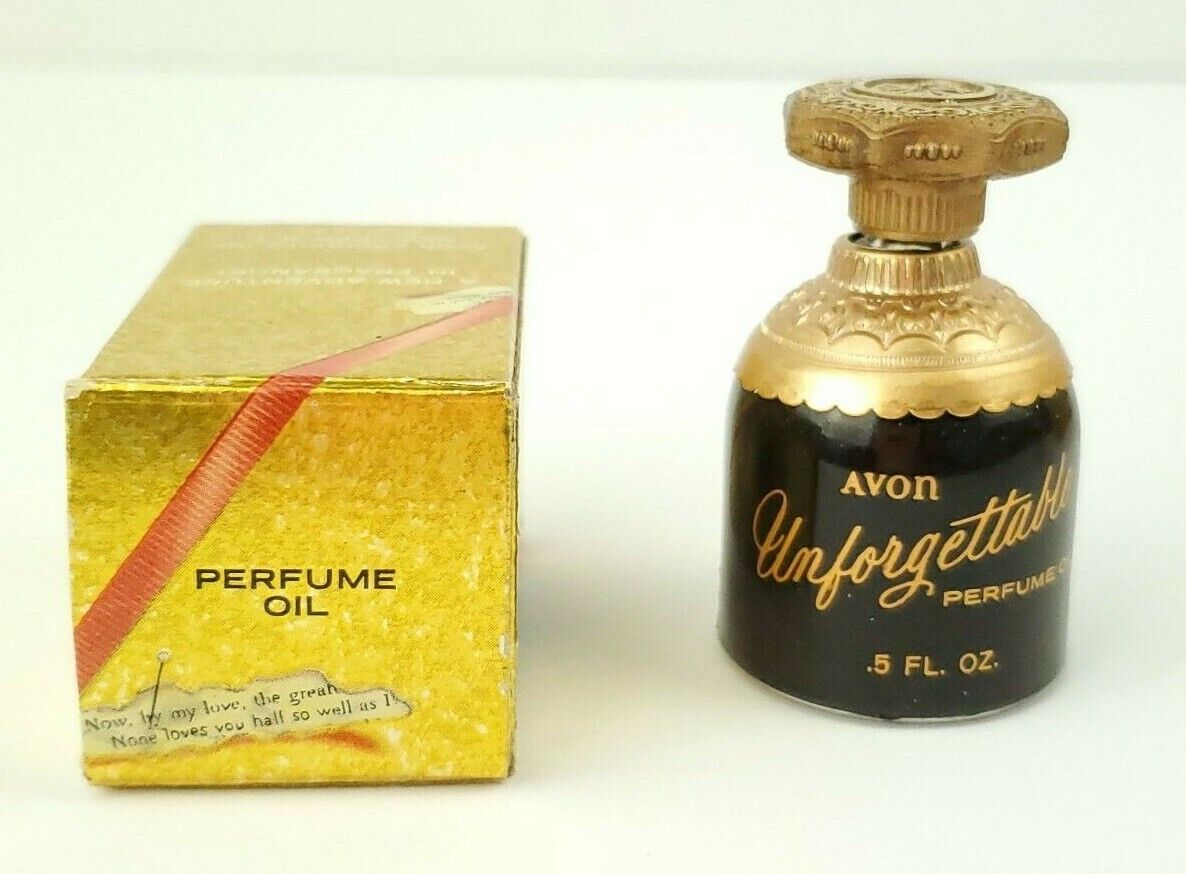 Lot of 3 Vintage Avon Perfume Bottles Rapture Foxfire Cologne Unforgettable Oil  Avon - фотография #4