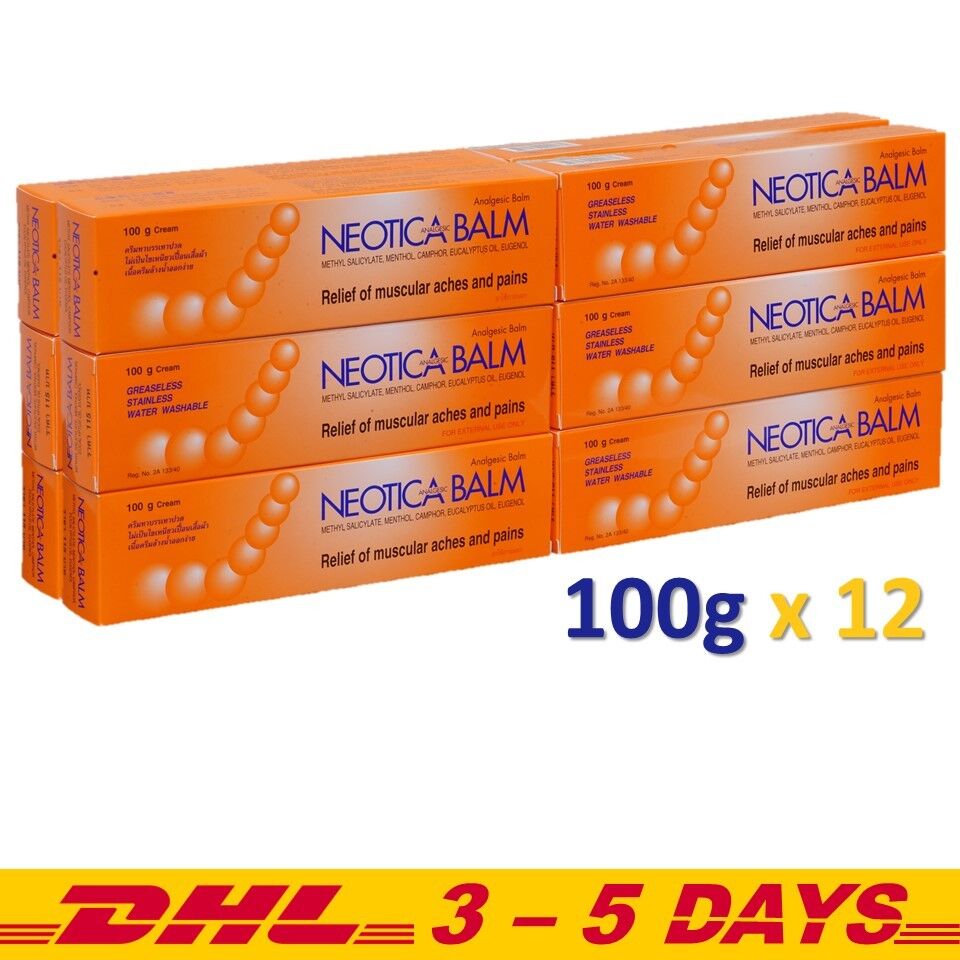 12 x 100g Neotica Balm Sport and Boxing Relaxing Massage Cream  neotica balm Does Not Apply