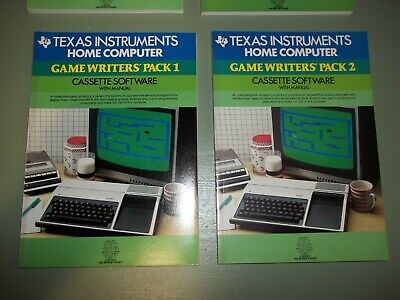 Set of 4 TI-99/4A TI99 Manuals STARTER PACK 1 & 2 - GAMEWRITERS' PACK 1 & 2 New  Texas Instruments - фотография #4