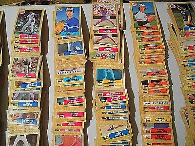 COLLECTION OF 698 TOPPS 1987 BASEBALL TRADING CARDS UN-SEARCHED. Без бренда - фотография #6