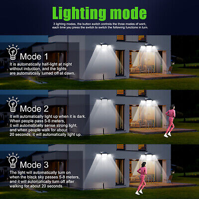 270 LED PIR Motion Sensor Wall Light Solar Power Waterproof Outdoor Garden Lamp EEEKit Does Not Apply - фотография #3