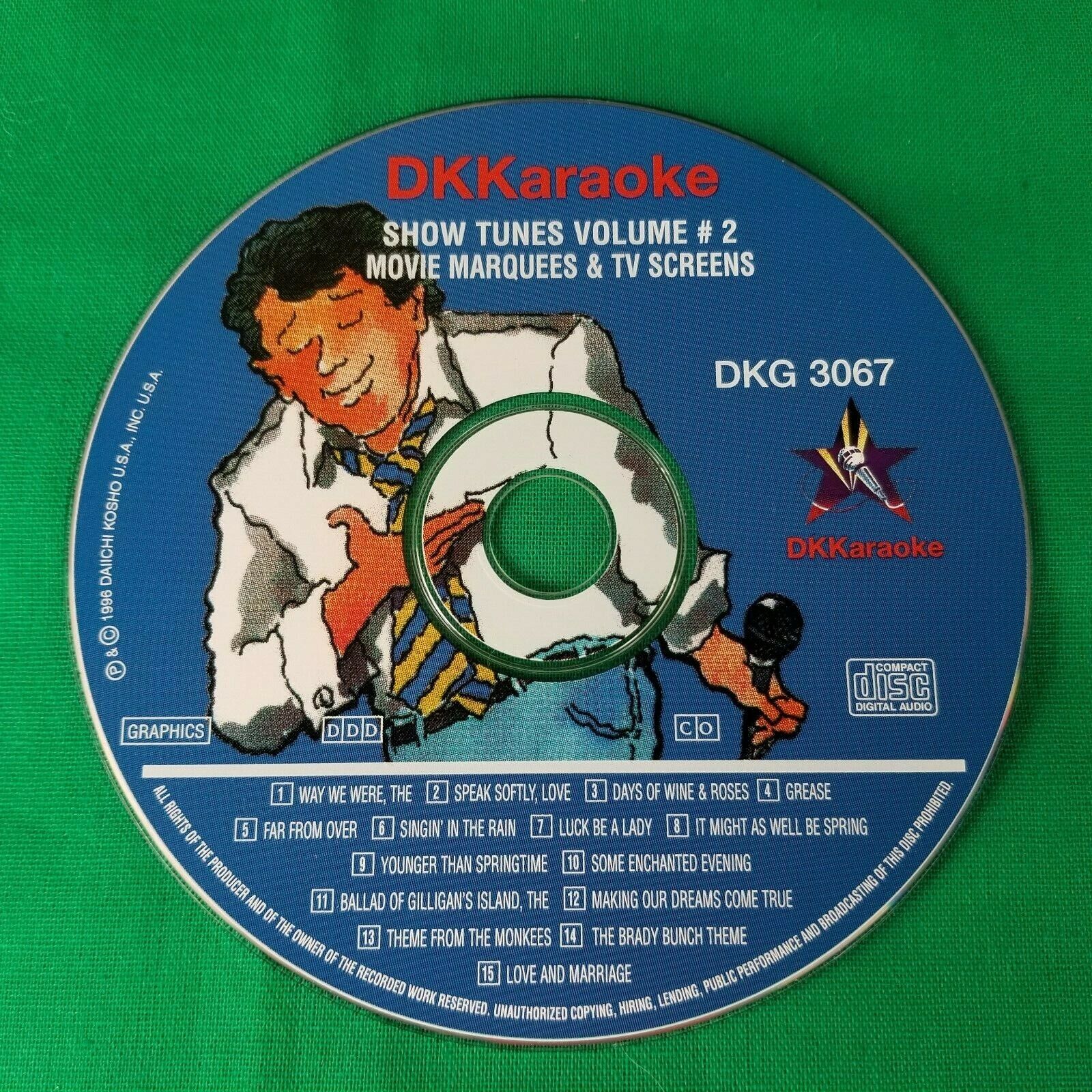Lot of 2 DKKaraoke Show Tunes Volume 1 & 2 - 3066, 3067 - Pre-owned DK Karaoke - фотография #3