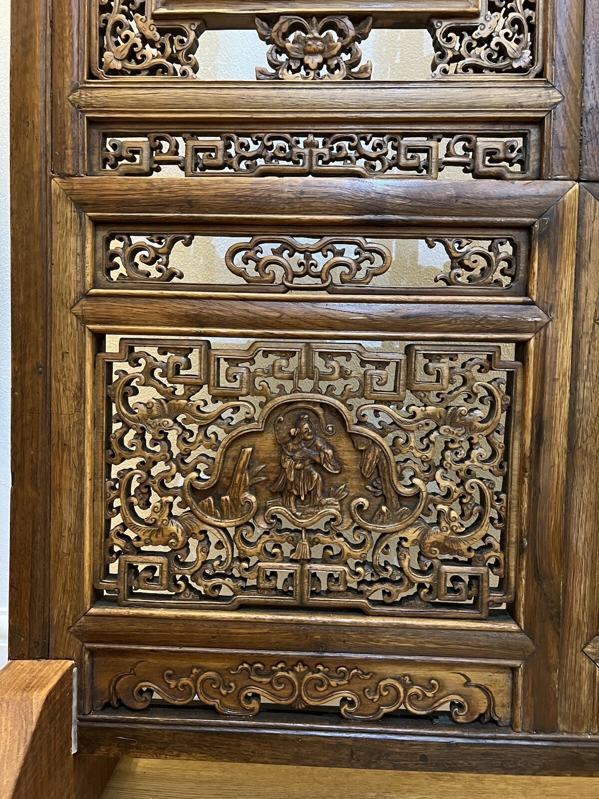 CHINESE HARDWOOD SCREEN HAND CARVED ORIENTAL FURNITURE Без бренда - фотография #7