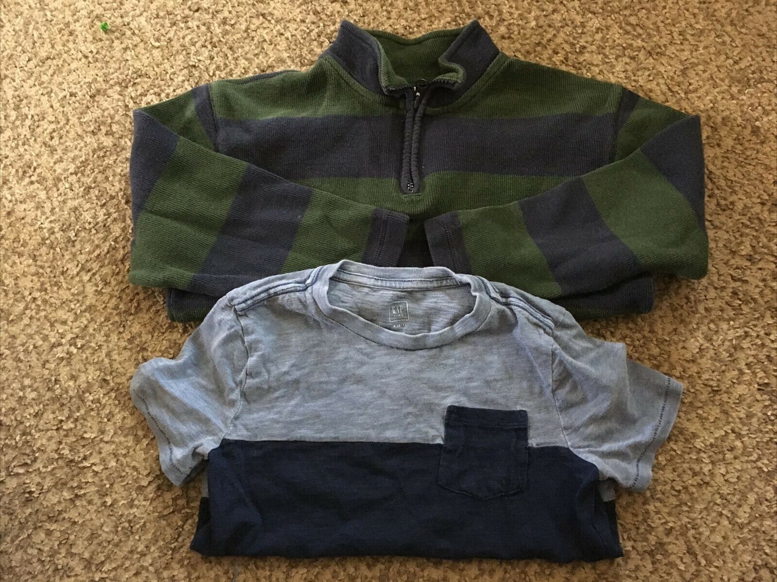 Gap Kids Boys Tops 1 Pullover Sweater, 1 T-Shirt Size 6-7 Gap