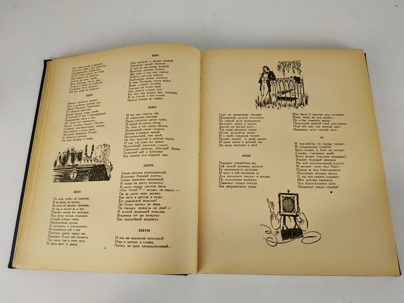 Rare Ussr Book Pushkin A. S. Selected works. 1946 Ogiz(Hardcover) Без бренда - фотография #4