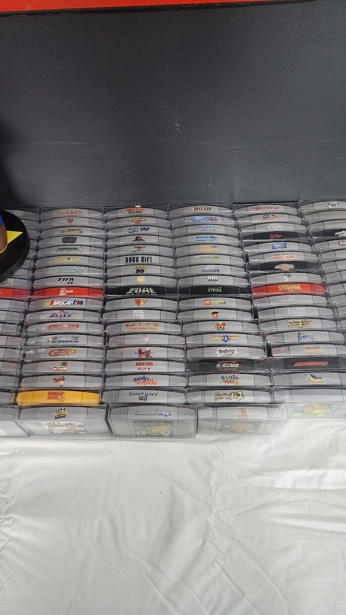 Complete Nintendo 64 Video Game Collection Set All 296 North American N64 Games Без бренда Nintendo 64 - фотография #9
