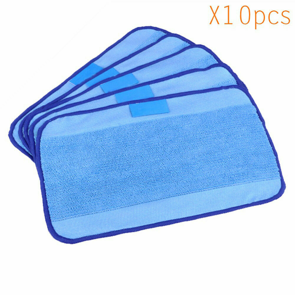 10Pcs Microfiber Wet Mopping Cloth For iRobot Braava 321 320 380 380t Mint 5200C Unbranded Does Not Apply