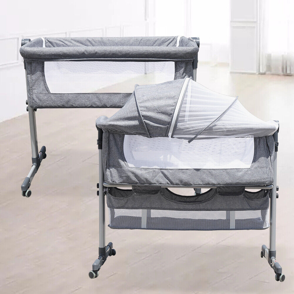 Bed Side Crib Detachable Baby Bassinet Sleeper Portable Infant Bed Bedside Crib Unbranded Does Not Apply - фотография #12