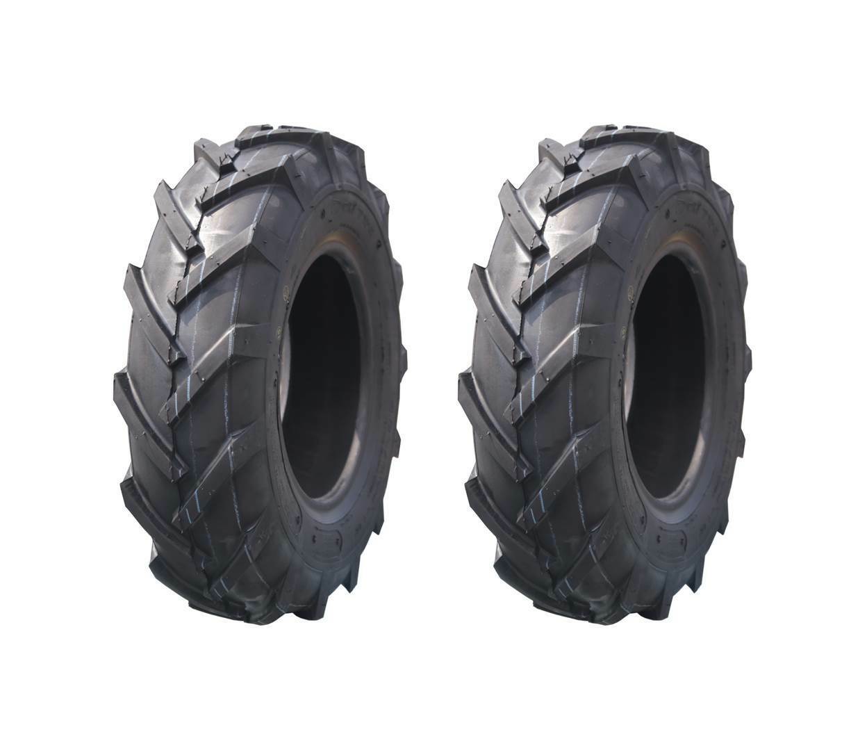 Set of 2, Deli 4.80/4.00-8 Tiller Trencher Lug Farm Tires, 4 Ply, Tubeless DELI TIRE DELI-480400-8-S247-PAIR