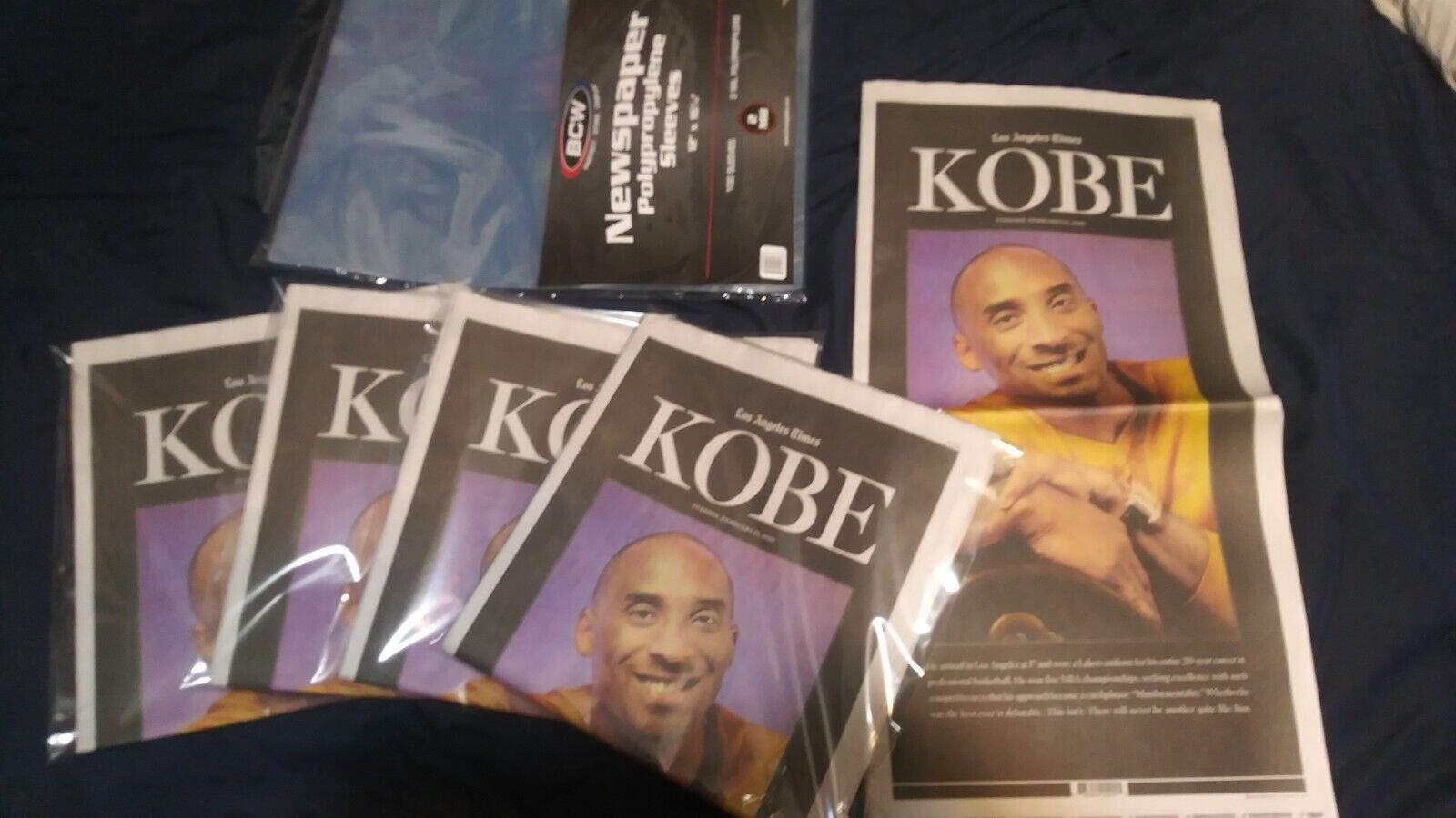 Kobe Bryant FAST SHIPPING!  LA TIMES 2/25/20 24-PAGE TRIBUTE LAKERS ORIGINAL Без бренда - фотография #2