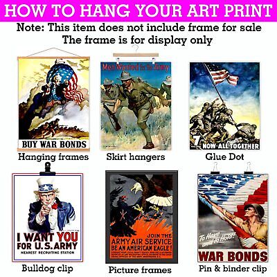 WW2 Propaganda Memorabilia Poster - World War 2 Military Army Vintage America... PARTH iMPEX - фотография #5