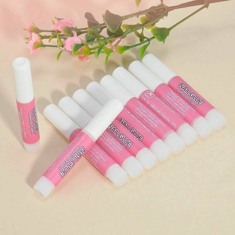 10PCS Nail Tip Glue Super Bond For Acrylic Nails Strong Adhesive Manicure Tools Unbranded Does not apply - фотография #4