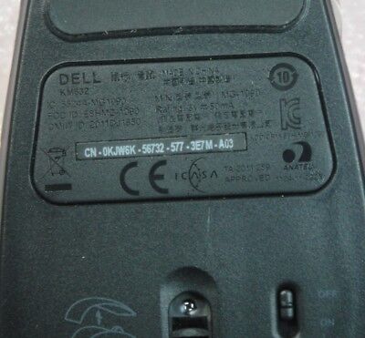 2 x Original Dell 2.4Ghz Wireless Laser Mouse MG-1090 KM632**NO USB RECEIVER* Dell Does Not Apply - фотография #3