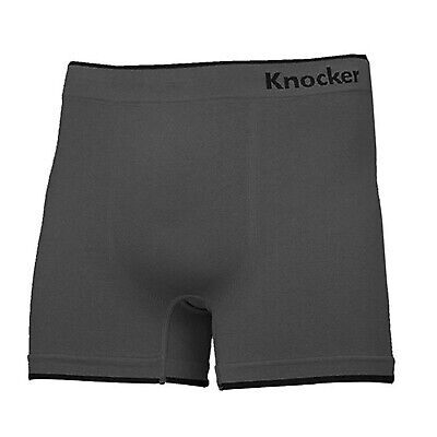 6 Mens Microfiber MS002M Boxer Briefs Underwear Seamless Compression #2 One Size Knocker - фотография #5