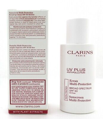 Clarins UV Plus Anti-pollution Sunscreen Multi-protection SPF50 1.6 oz. New Clarins UV Plus Anti-Pollution Sunscreen Multiprotection - фотография #5