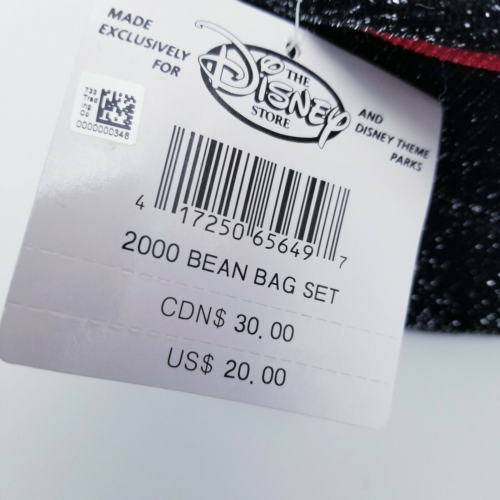Disney Store New Year 2000 Bean Bag Plush Set 8" Donald Goofy Mickey Hat NWT Disney - фотография #7