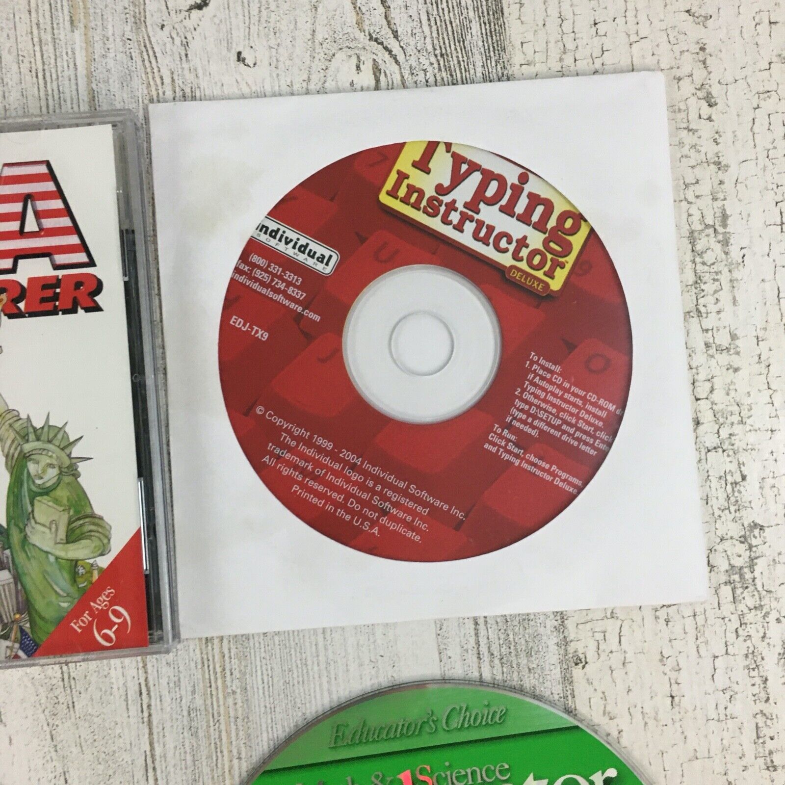 Lot 7 PC CD-ROM Kids Educational Games Dr Brain USA Explorer Typing Excelerator Unbranded 132456 - фотография #4
