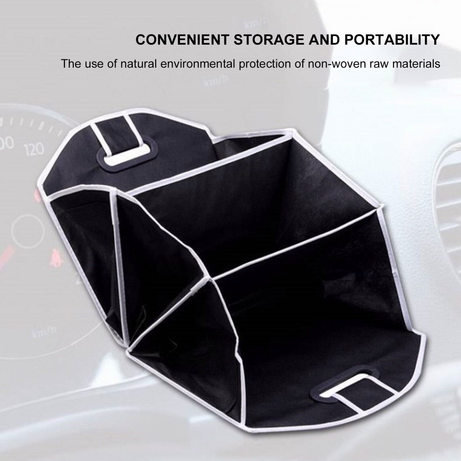 Trunk Organizer Collapsible Folding Storage Bin Bag for Caddy Car Truck Auto US Unbranded - фотография #7