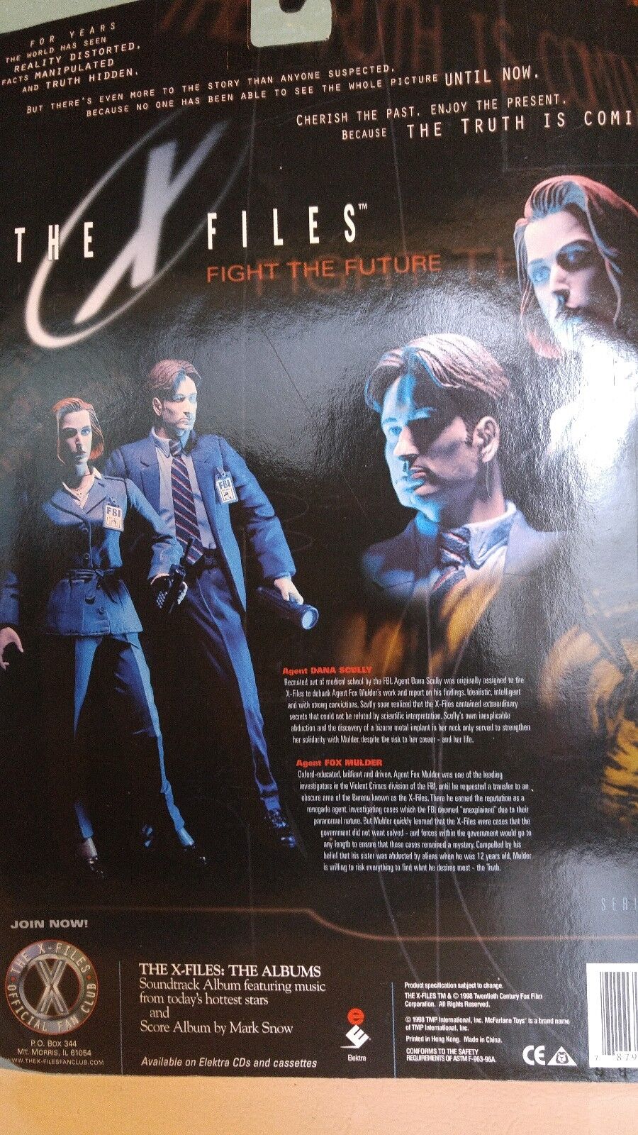 1998 McFarlane Toys The X-Files Series 1 Agent Fox Mulder and Agent Dana Scully Без бренда - фотография #5