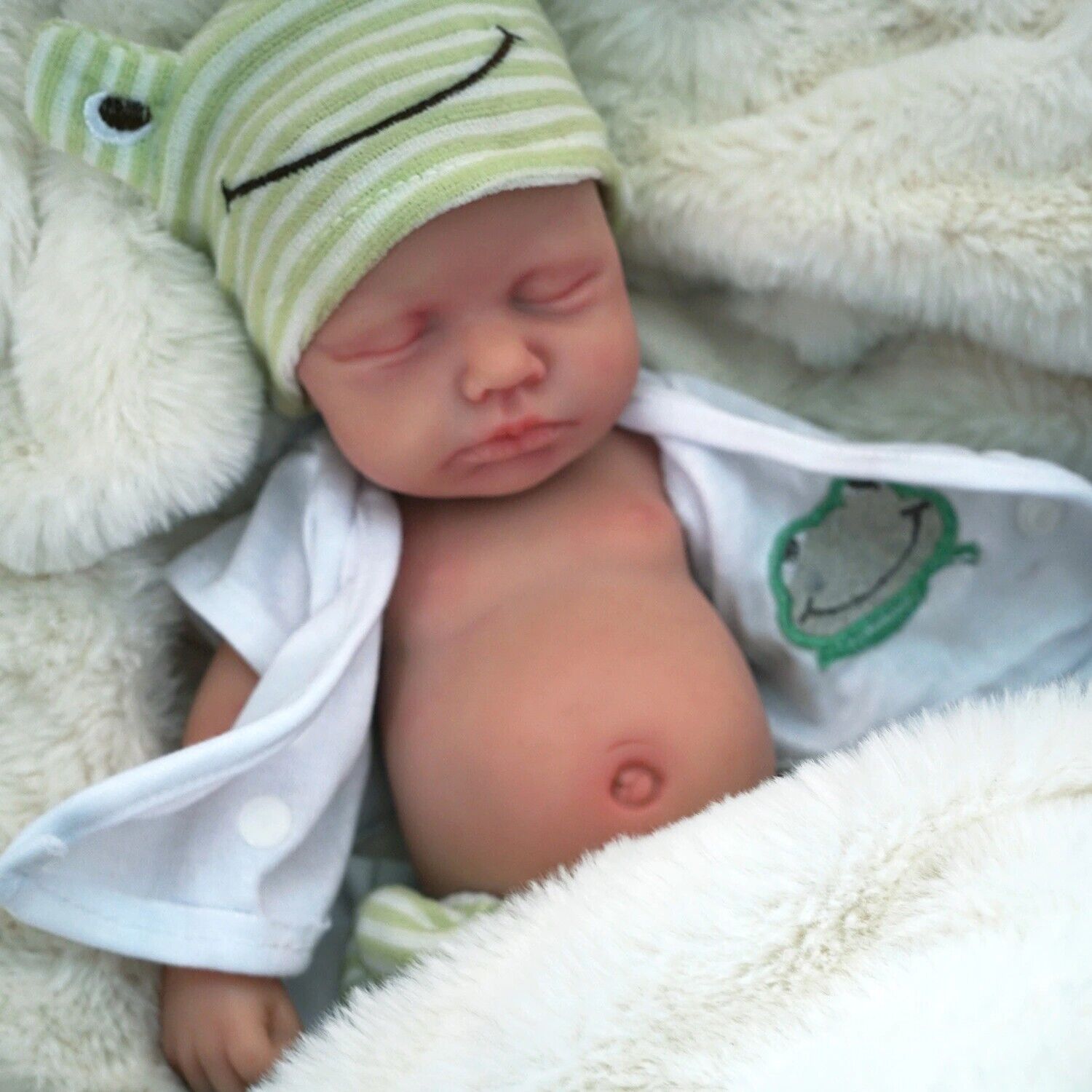Baby Boy Doll Full Body Silicone Lifelike Reborn Newborn Doll Toy 12" Plus Gift Unbranded - фотография #6