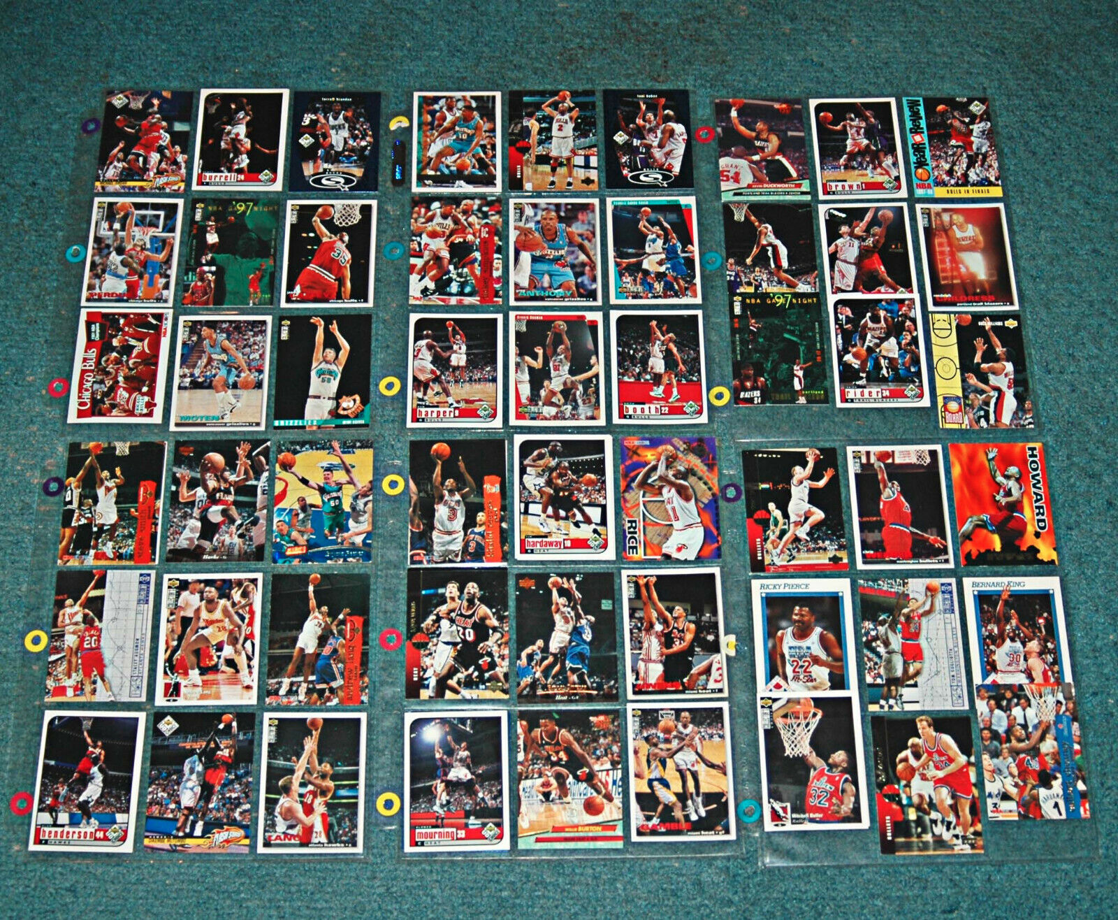 Upper Deck Topps Basketball Cards LOT 1992 - 1998 (63 Pieces VGC) Estate Find Без бренда