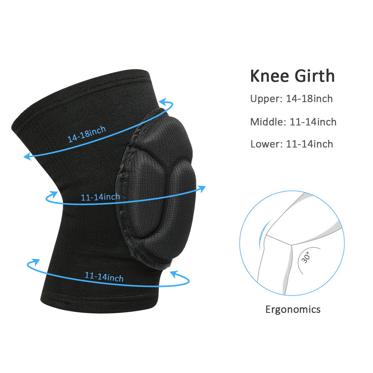 2 x Professional Knee Pads For Sport Work Flooring Construction Leg Protector US Unbranded Does Not Apply - фотография #4