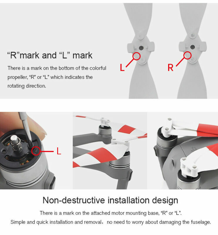 2 Pairs 7238F Propellers CW&CCW Blades for DJI Mavic Air 2 2S Drone Accessories Unbranded Does Not Apply - фотография #7