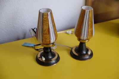 Pair vintage table lamp 1960. Midcentury lamp. Stilnovo lamp moderniste Без бренда