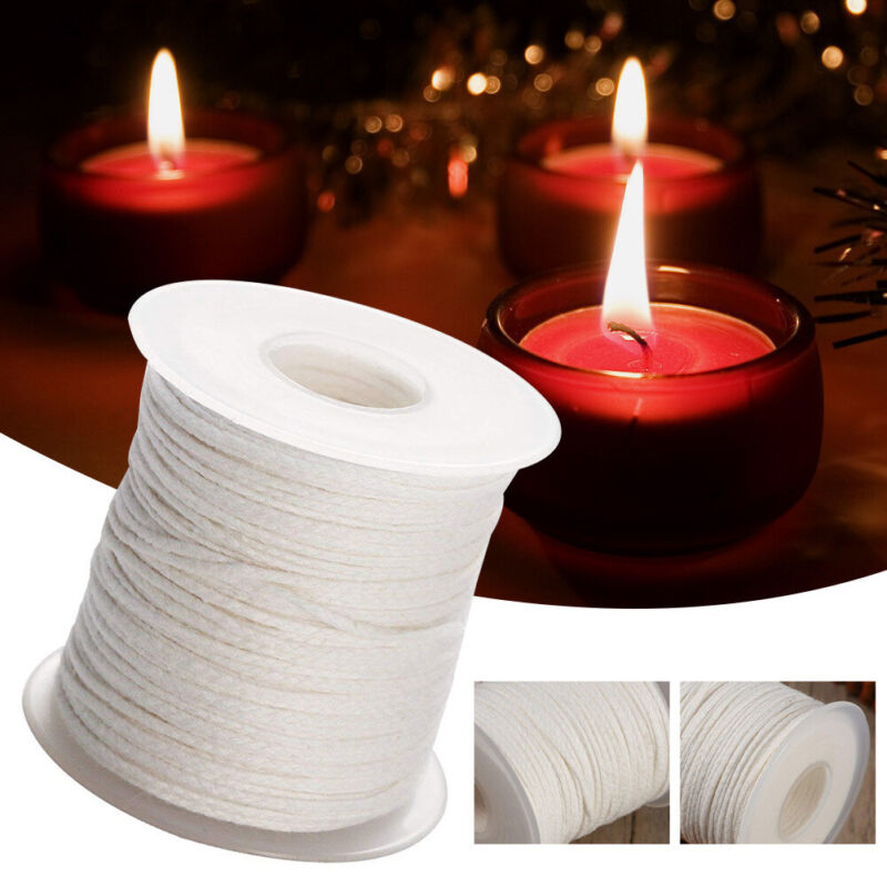 Candle Making Wicks 200 Ft Candle Wick Roll Woven Candle Wick Spool for Candle Unbranded - фотография #5