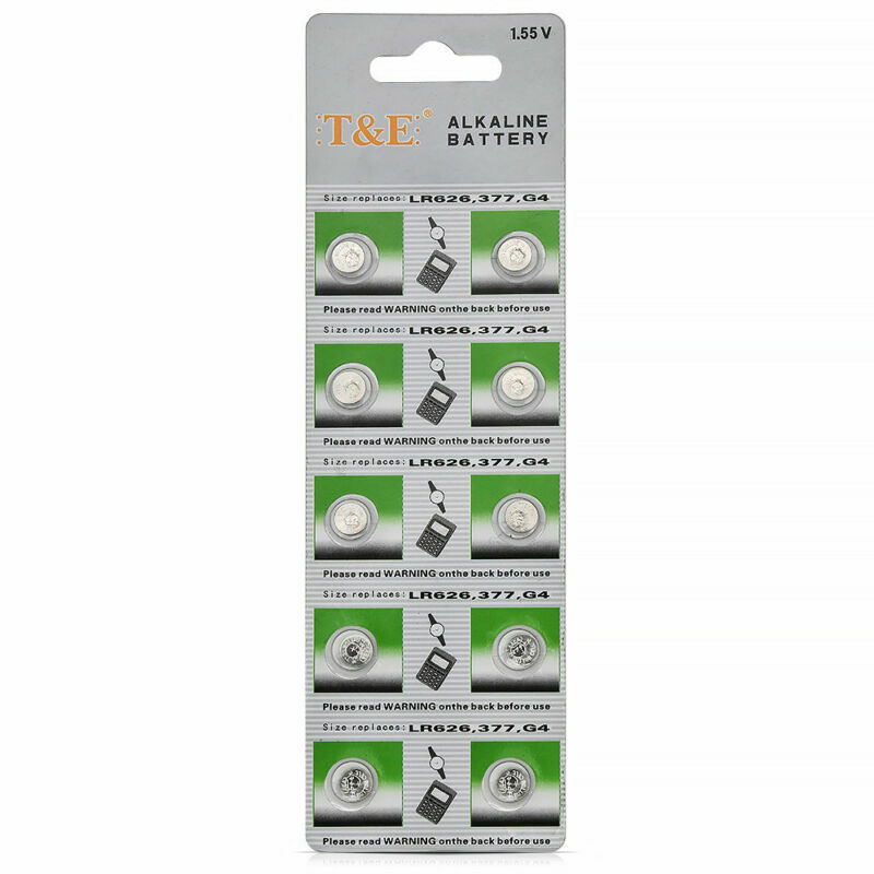10 Pack SR626SW 377 LR626 AG4 1.5V Button Coin Cell Watch Battery Wholesale Sets Unbranded Does Not Apply - фотография #3