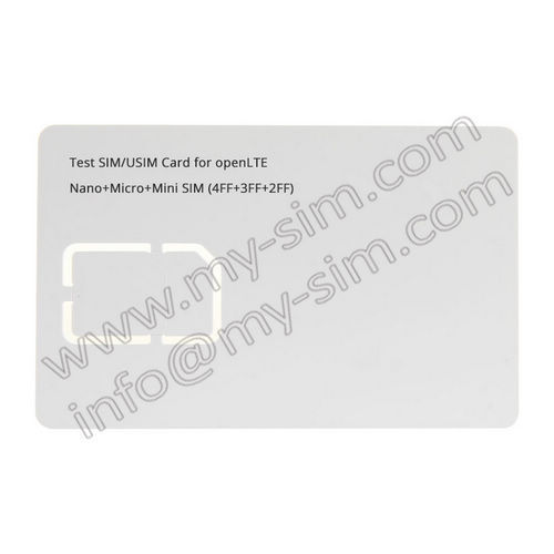 (2pcs/lot) Test SIM/USIM Card for openLTE with Milenage support Programmable SIM my-sim
