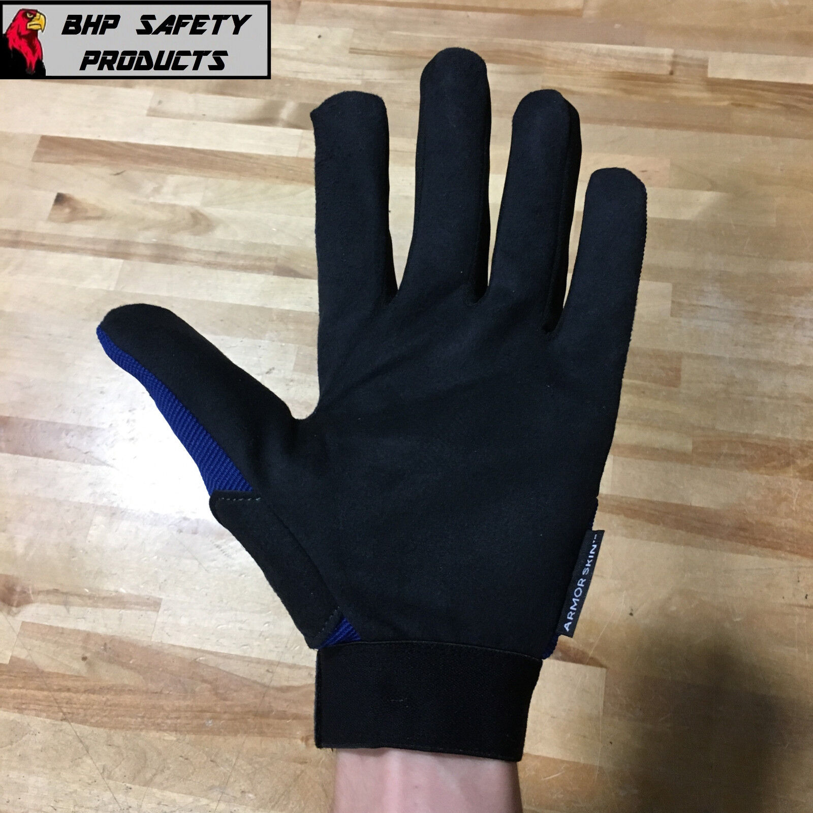 Mechanics Work Gloves Synthetic Leather Amorskin, Majestic Glove 2137BL (SM-2XL) Majestic 2137BL - фотография #5